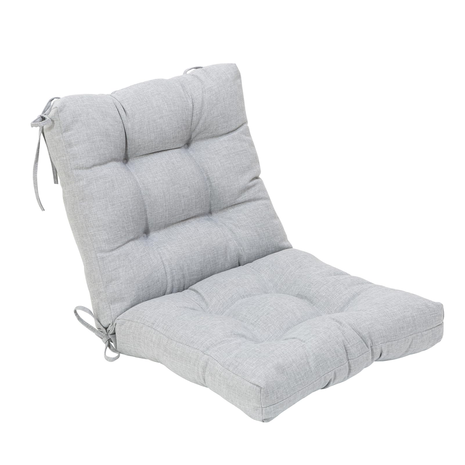 QILLOWAY Outdoor Chair Cushion, waterproof fabric, grey color