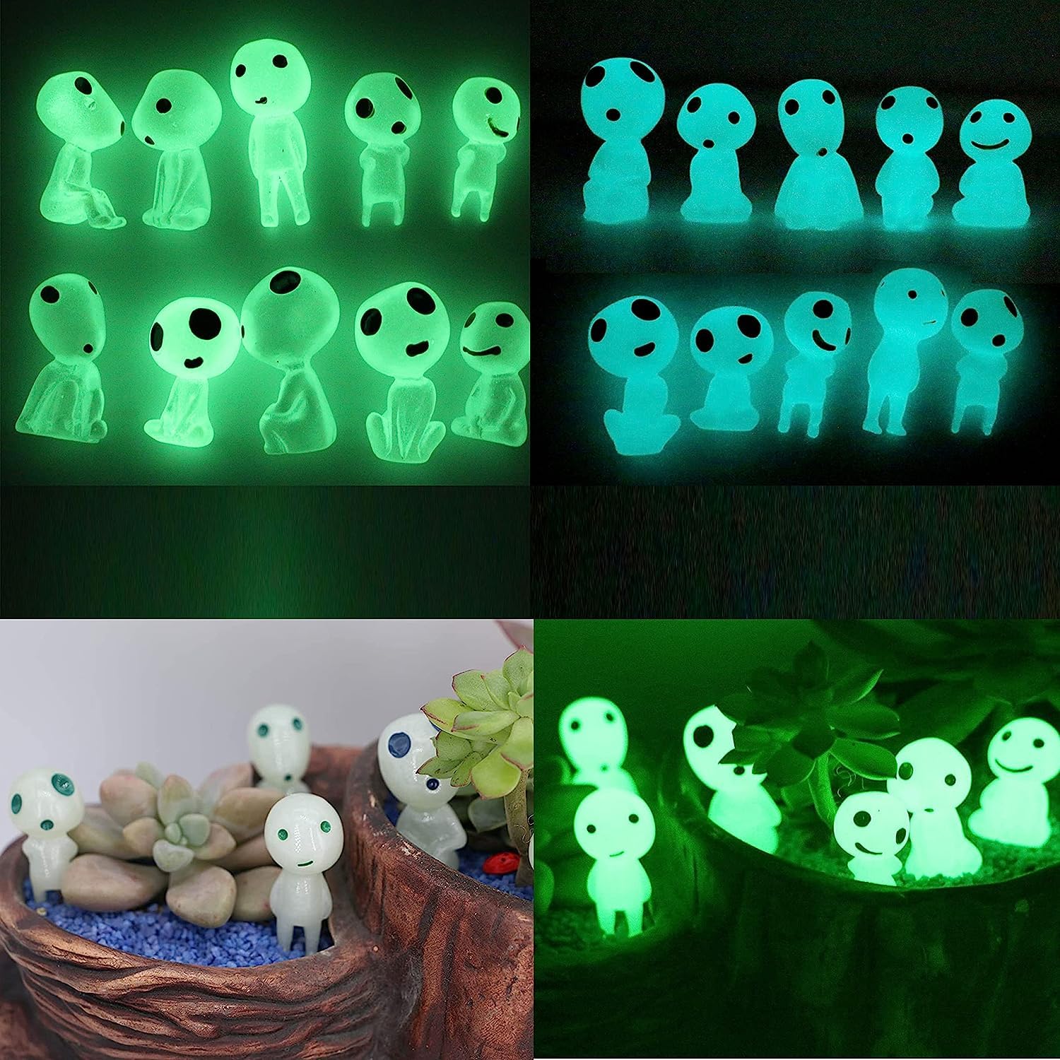 Qingo Miniature Luminous Ghost Tree Elves packaging