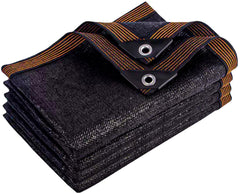 QLOFEI Shade Cloth 10x18 FT front view with grommets