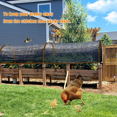 QLOFEI Shade Cloth 70% Sunblock showing grommets