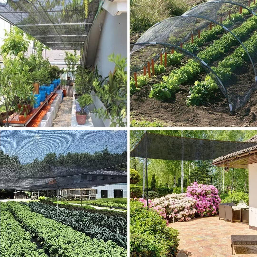 QLOFEI Shade Cloth installation example on a patio
