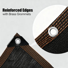 QLOFEI Shade Cloth protecting plants in a garden