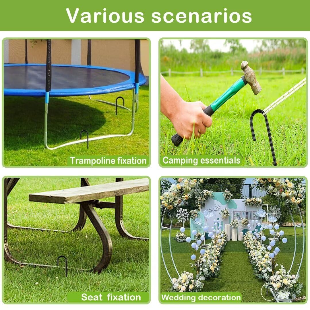 QNLONG garden stakes portable in outdoor setting