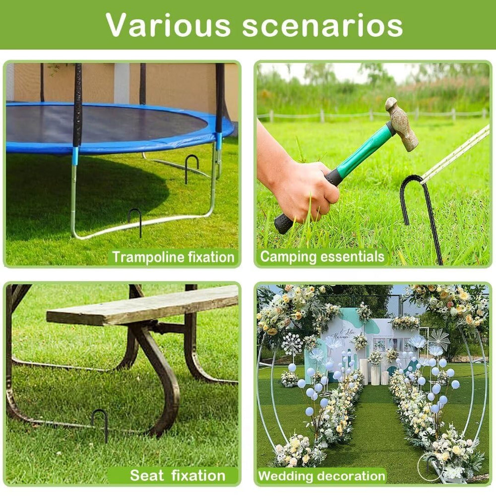 QNLONG garden stakes portable in outdoor setting