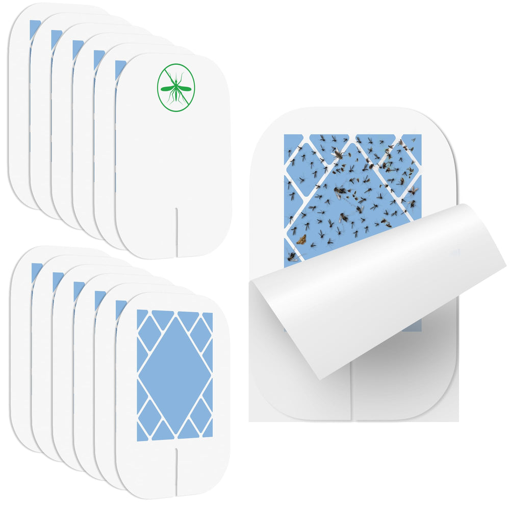 Qualirey 12 pack flying insect trap refill cards front view