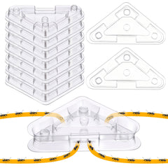 Qualirey Ant Bait Station clear plastic triangular design front view