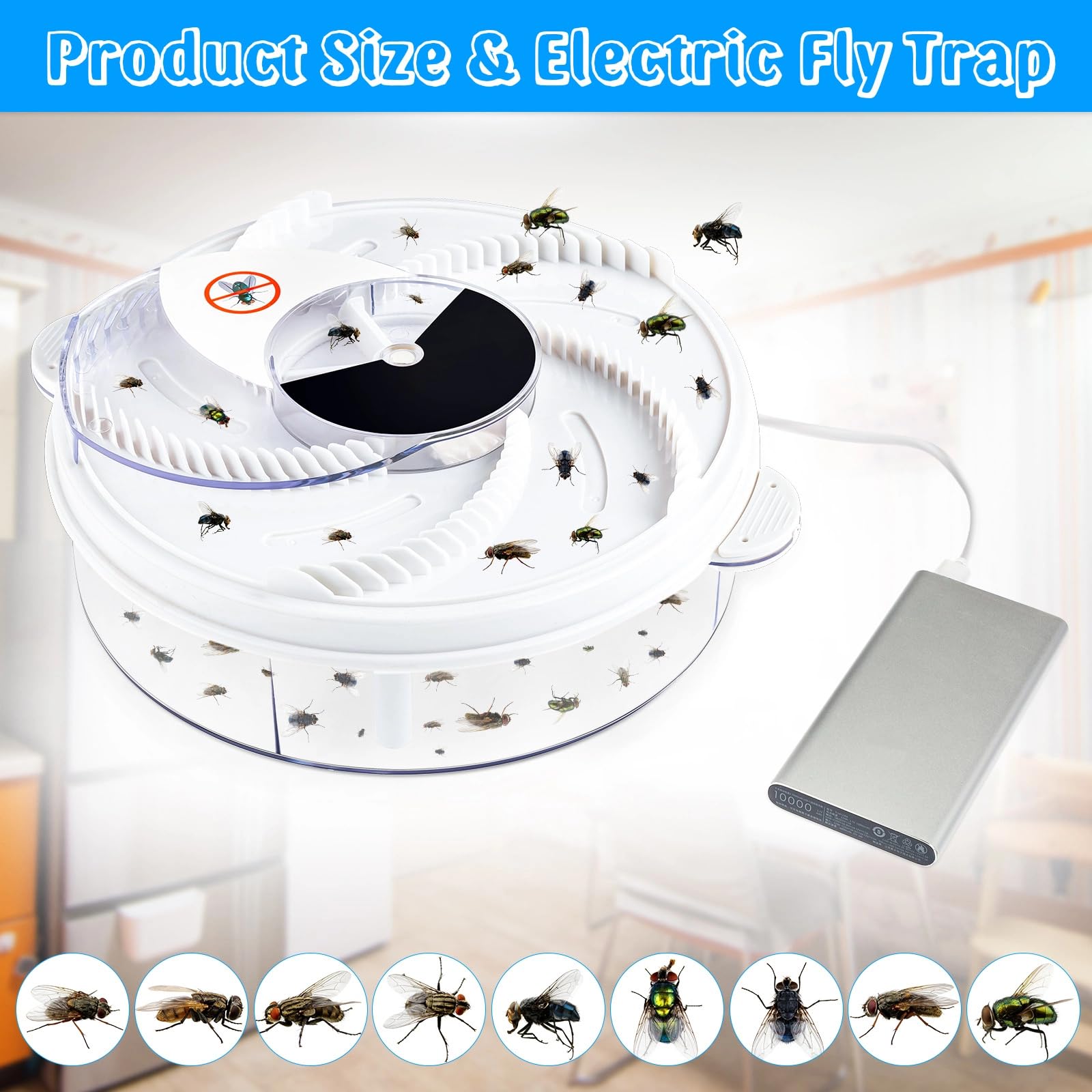 Qualirey Electric Fly Trap packaging
