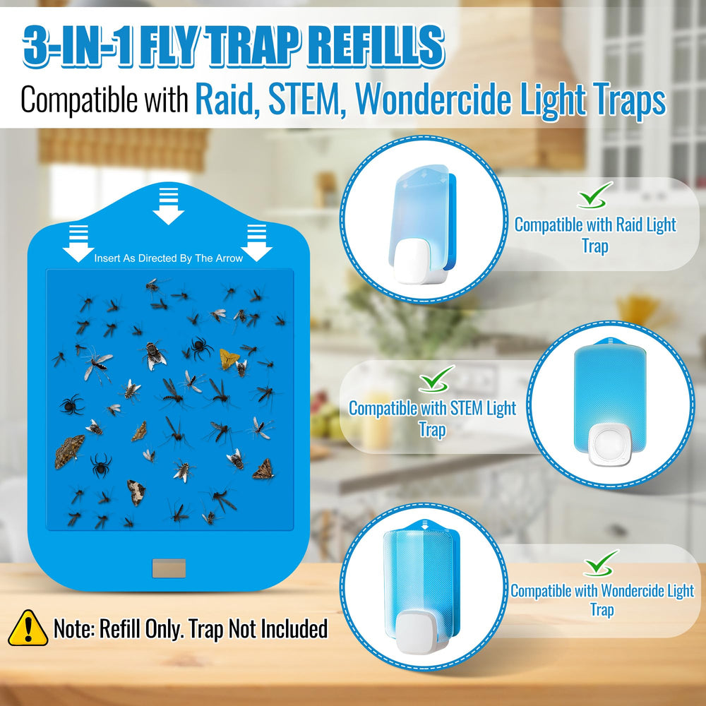 Qualirey fly trap refill cartridges packaging