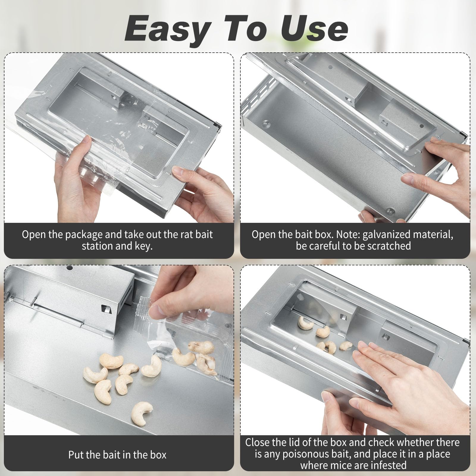 Qualirey Humane Mouse Trap in residential setting