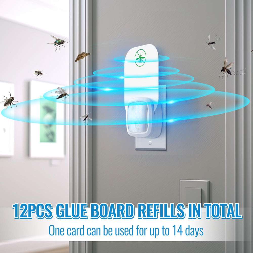 Qualirey insect trap refill pack displayed with instructions