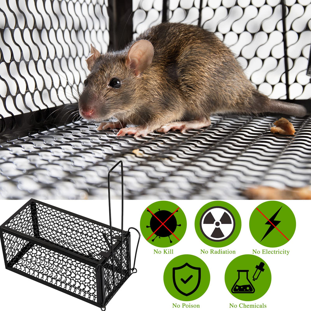 Qualirey live animal cage trap next to a garden
