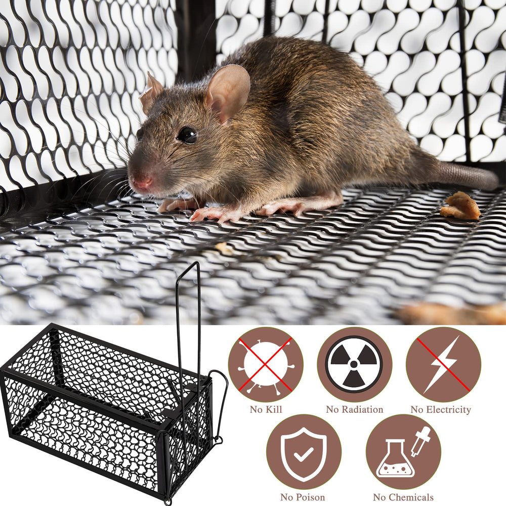 Qualirey Live Animal Cage Trap with bait inside