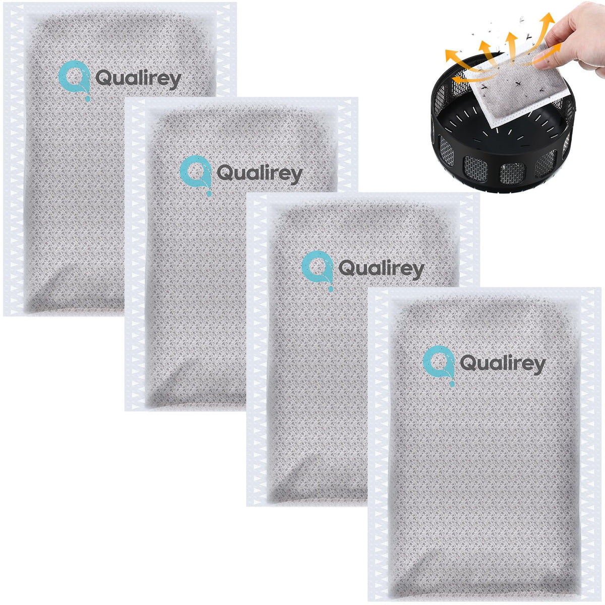 Qualirey Mosquito Attractant 4 pack front view