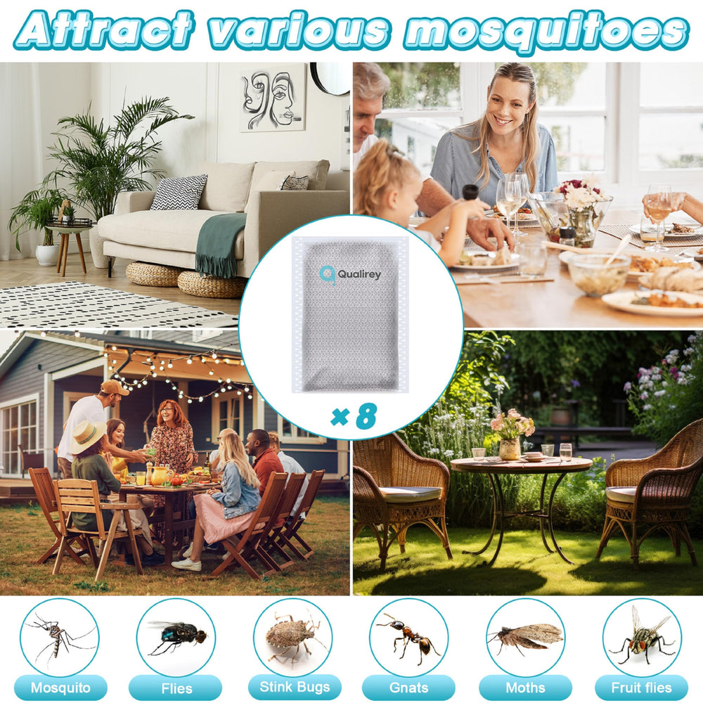 Qualirey Mosquito Attractant easy tear aluminum packaging