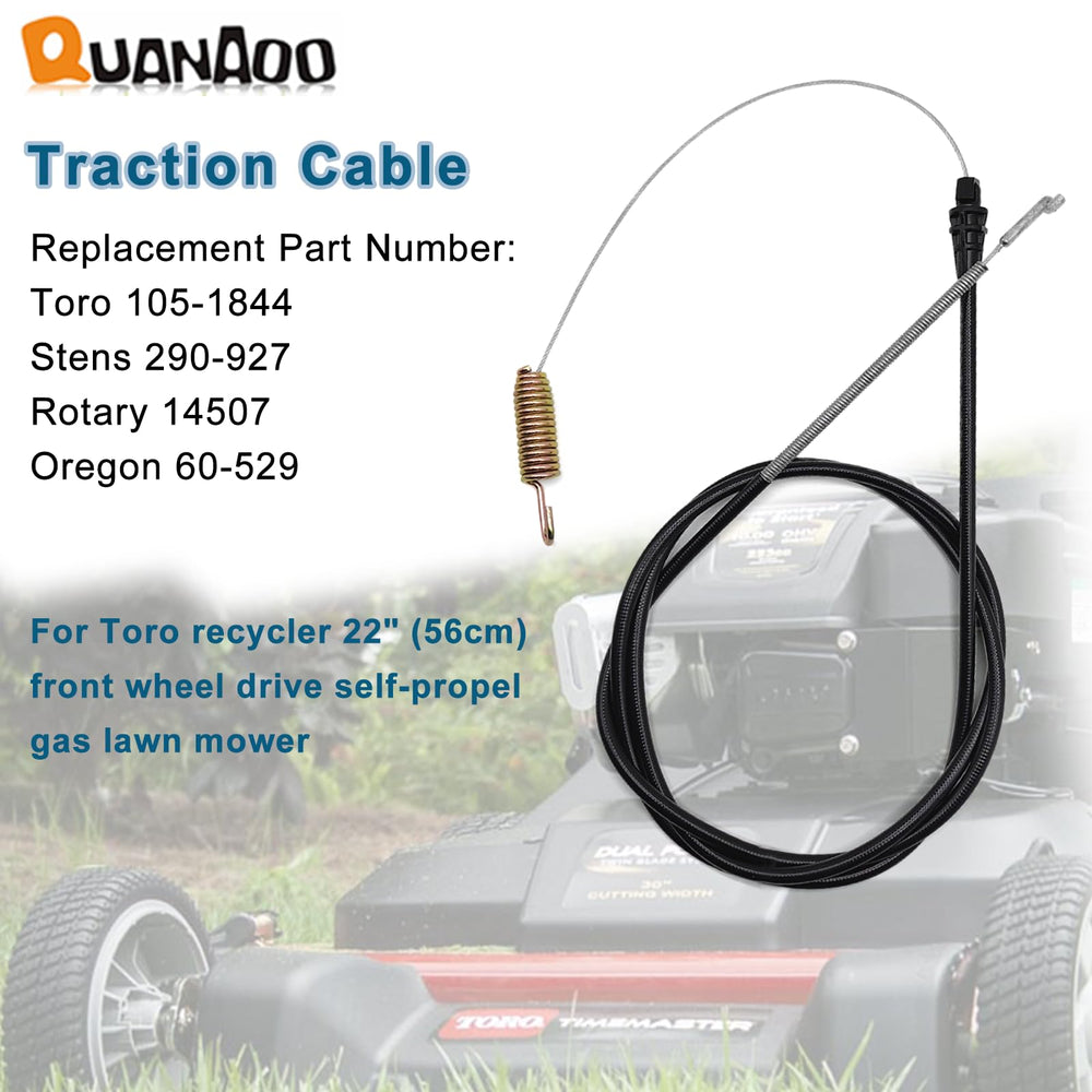 Quanaoo Traction Cable 105-1844 with Z bend