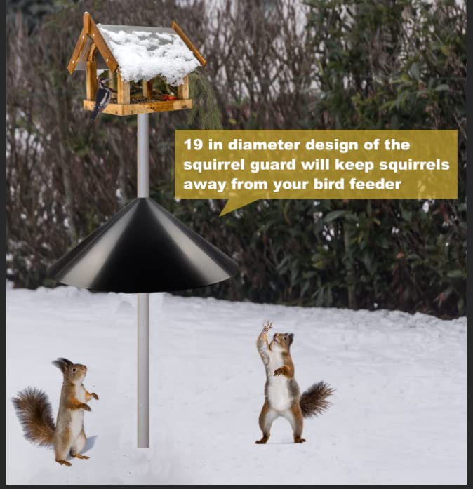Queension Squirrel Proof Baffle packaging details