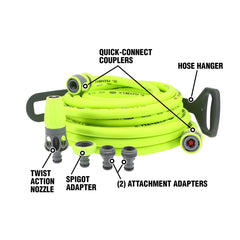 Quick connect couplers for easy attachment with Flexzilla Garden Hose