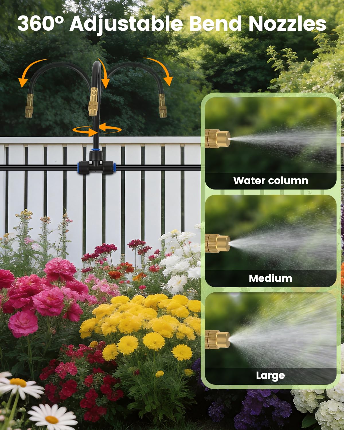 Quick-connect design of Landtouch irrigation system