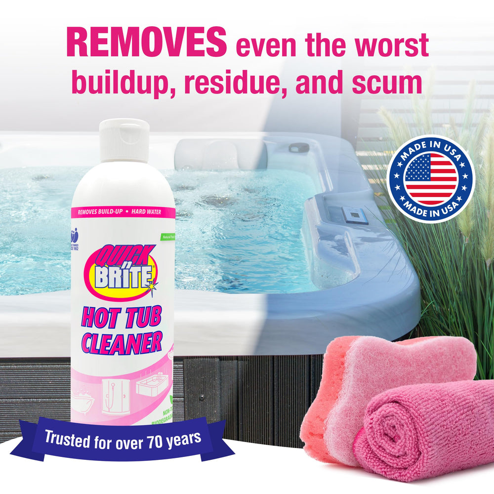 Quick 'n Brite cleaning gel with sponge and cloth included