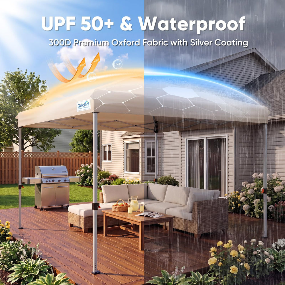 Quictent 10x10 canopy cover in outdoor setting