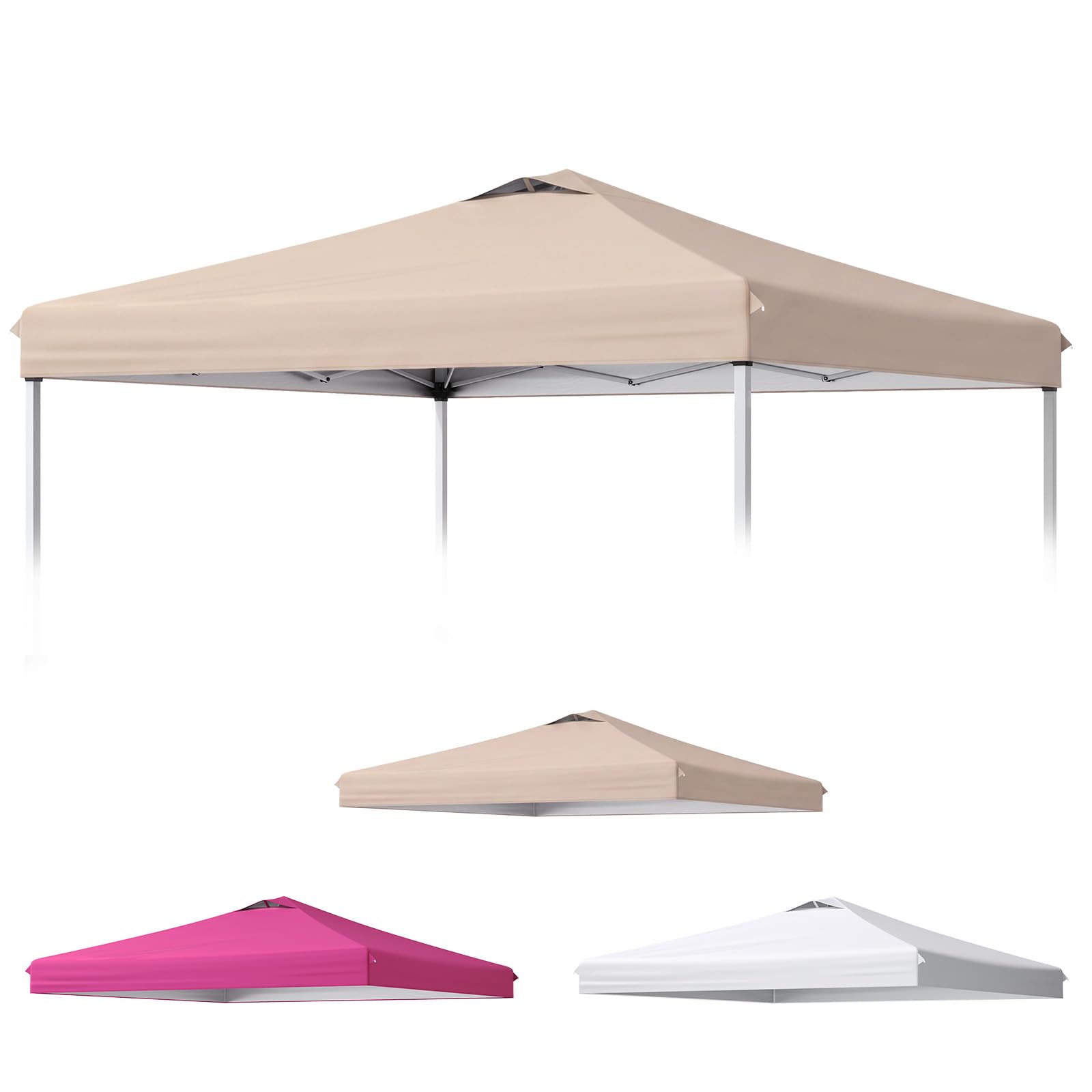 Quictent 10x10 replacement canopy top cover in beige