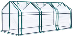 Quictent Mini Greenhouse clear PVC cover front view