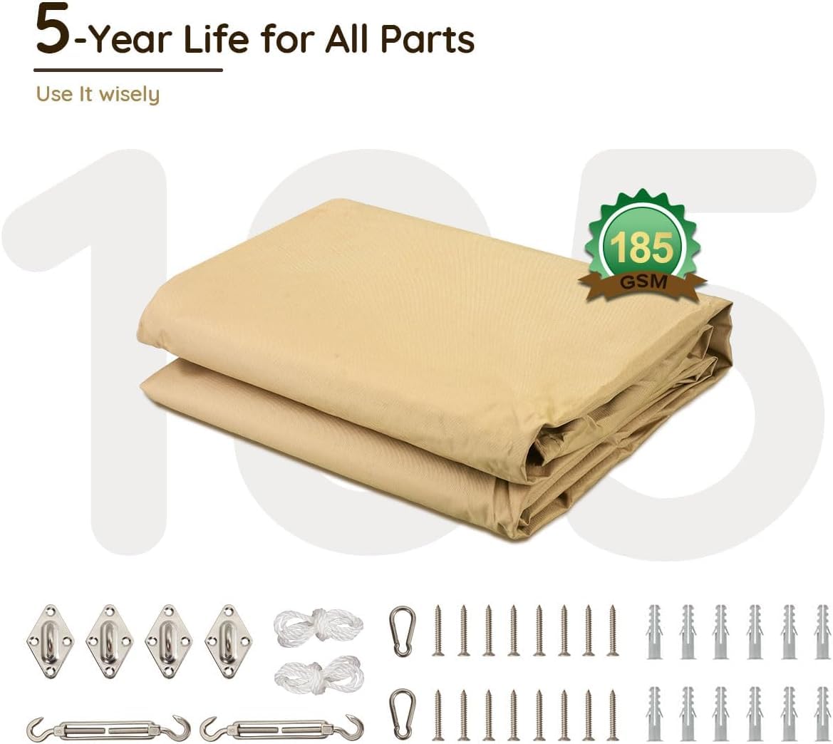 Quictent shade sail installation hardware kit