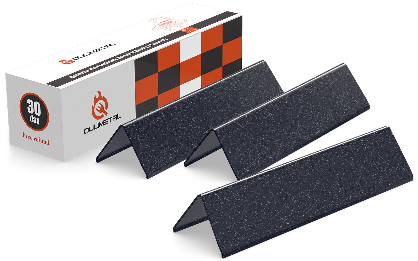 QuliMetal 15.3" Flavorizer Bars for Weber grill front view