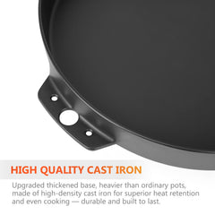 QuliMetal 7421 Griddle with large cooking surface