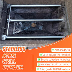 QuliMetal 7508 Burner Tubes back view