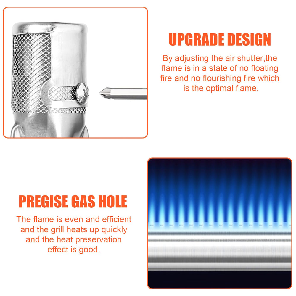 QuliMetal 7508 Burner Tubes with instruction sheet
