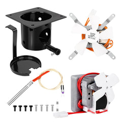 QuliMetal Auger Motor and Grill Ignitor Kit components laid out
