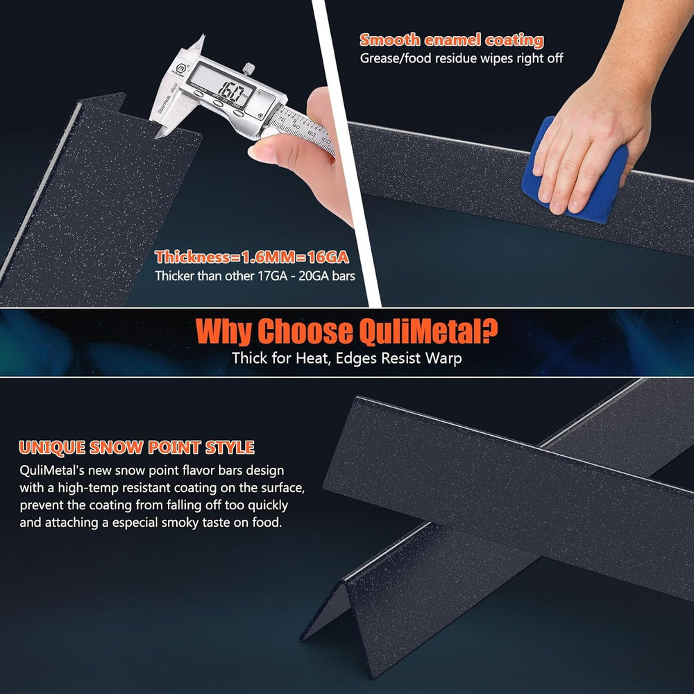 QuliMetal Flavorizer Bar demonstrating heat resistance