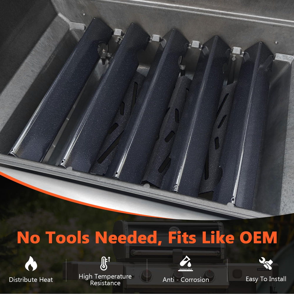 QuliMetal Flavorizer Bars compatible with Weber Genesis II E-310 model