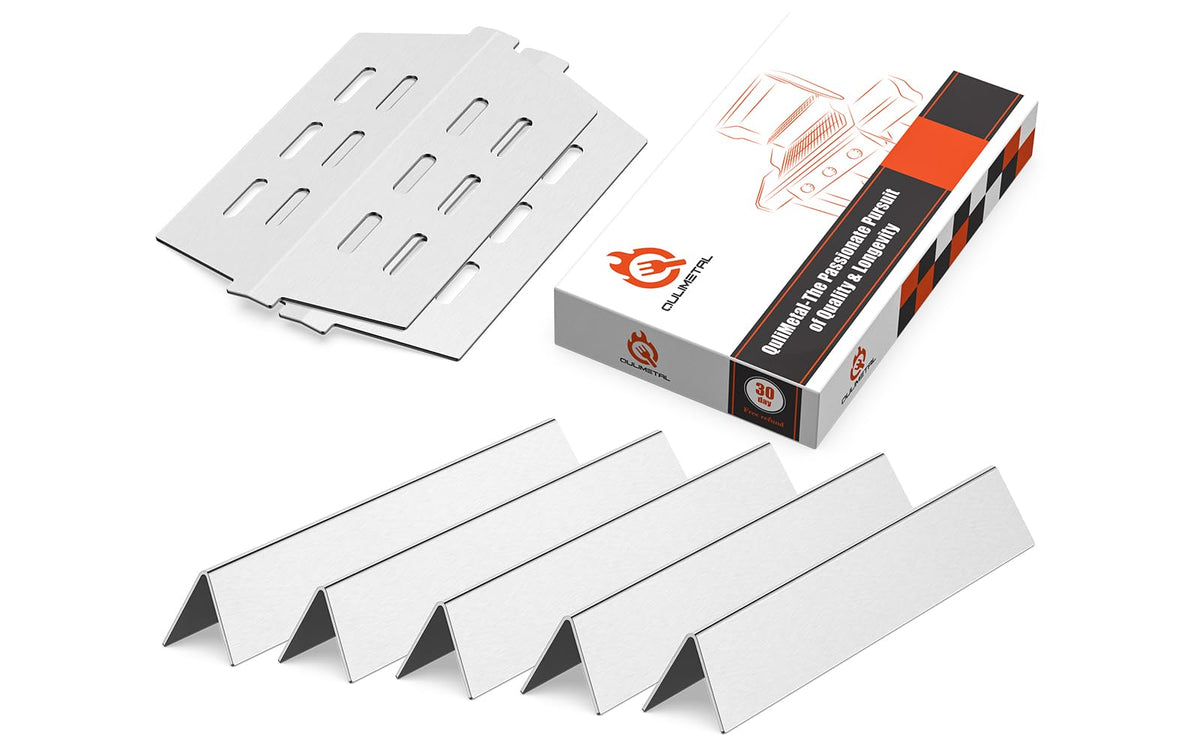 QuliMetal Flavorizer Bars for Weber Genesis 300 Series, front view