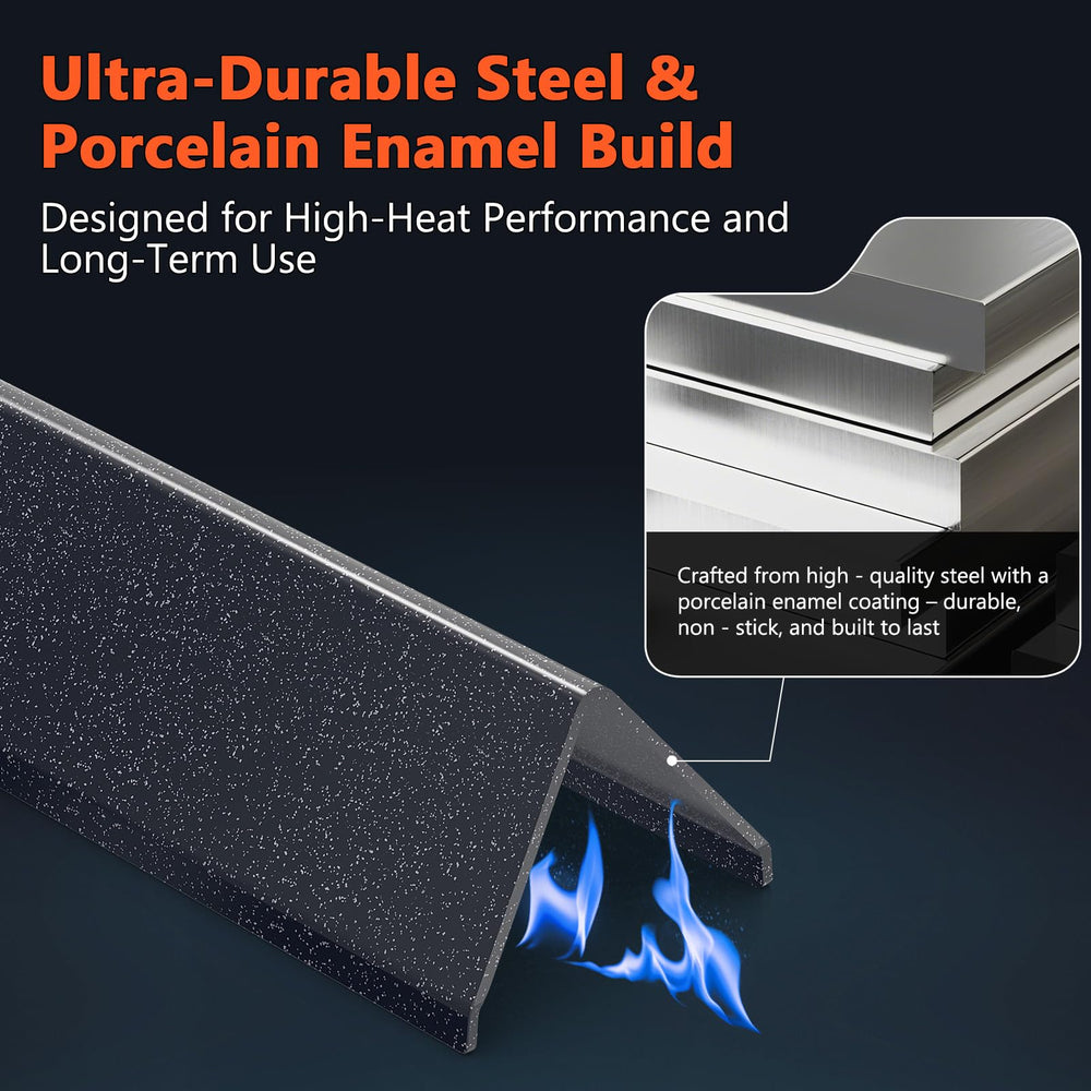 QuliMetal Flavorizer Bars installed in Weber Spirit grill