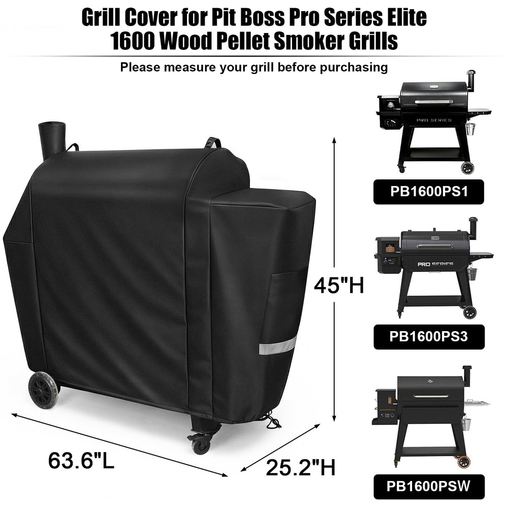 QuliMetal Grill Cover black with elastic drawstrings