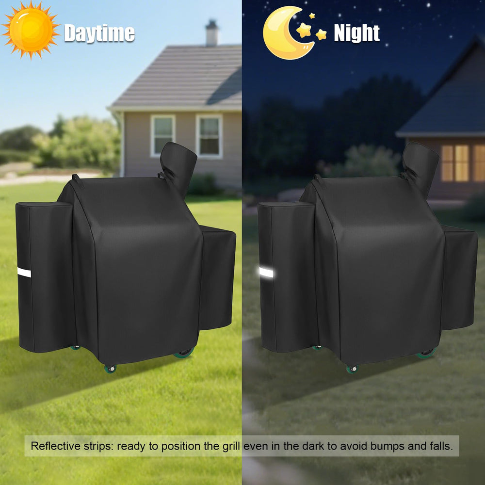 QuliMetal Grill Cover details of material and stitching