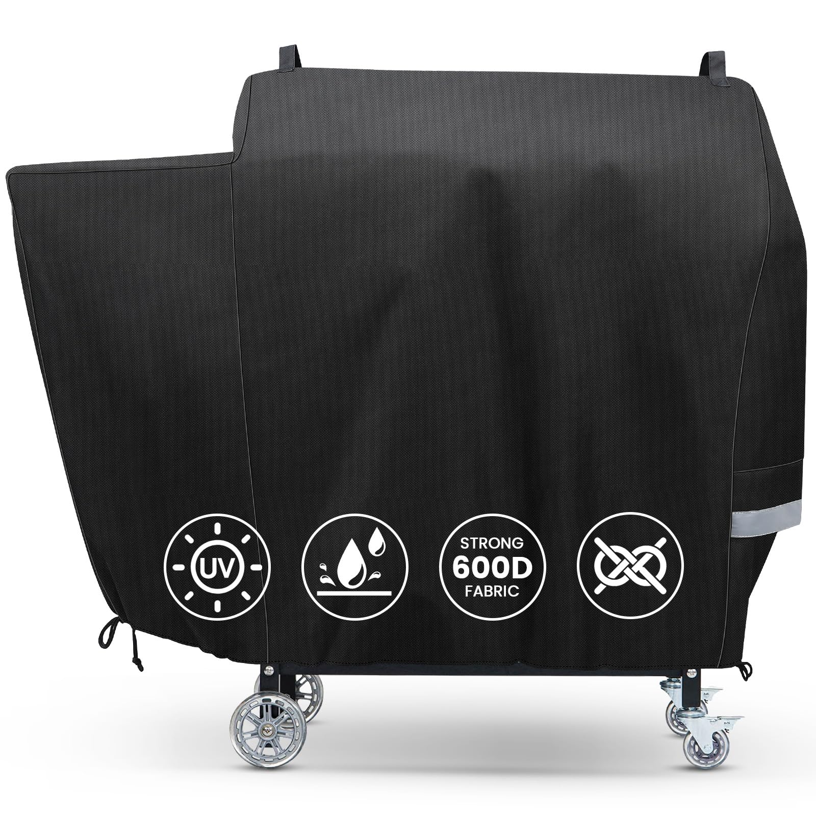 QuliMetal grill cover for Recteq 590, 800, and 900, front view