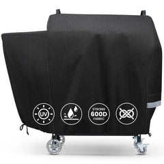 QuliMetal grill cover for Recteq 590, 800, and 900, front view