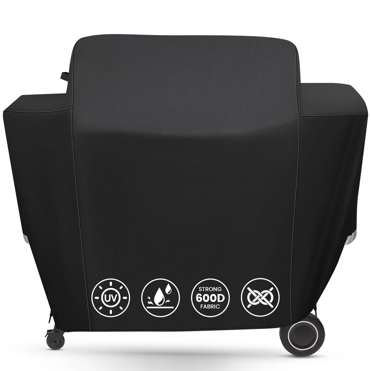 QuliMetal Grill Cover for Traeger Ironwood 885 front view