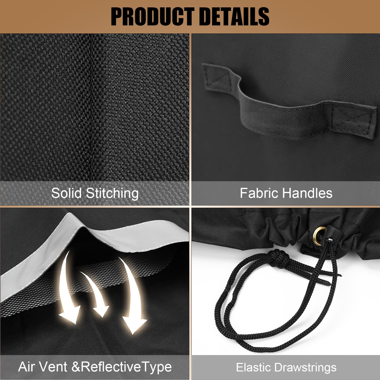 QuliMetal Grill Cover for Traeger Ironwood 885 in use