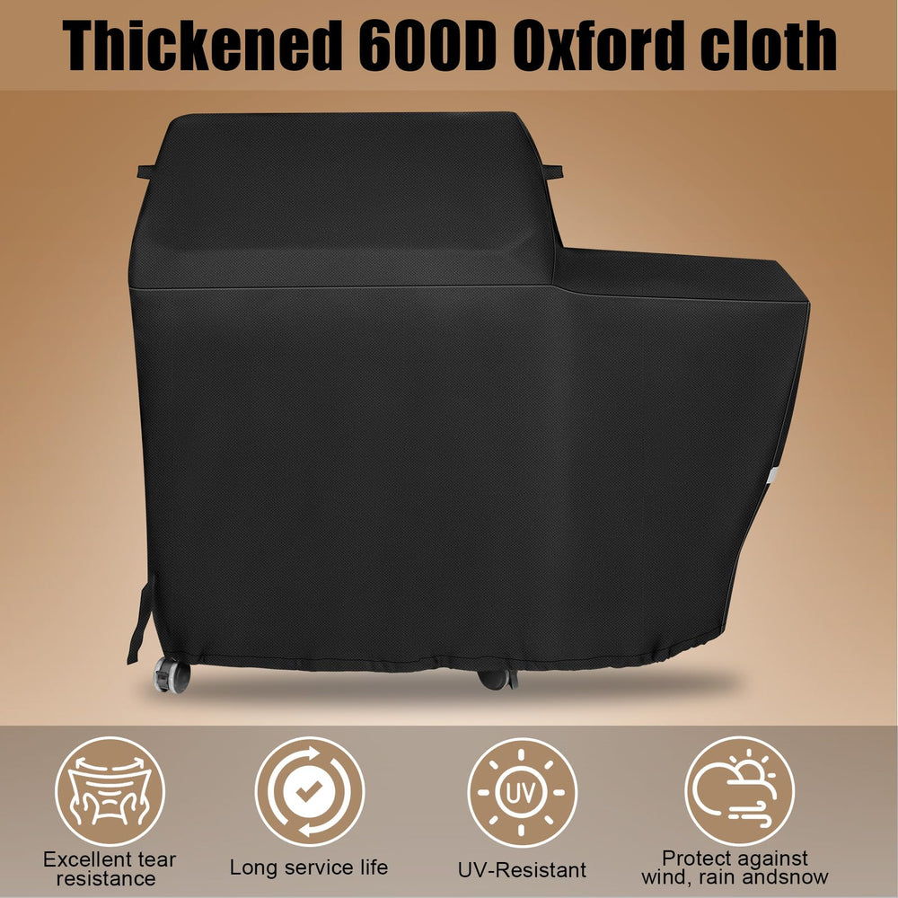 QuliMetal Grill Cover for Traeger Woodridge back view