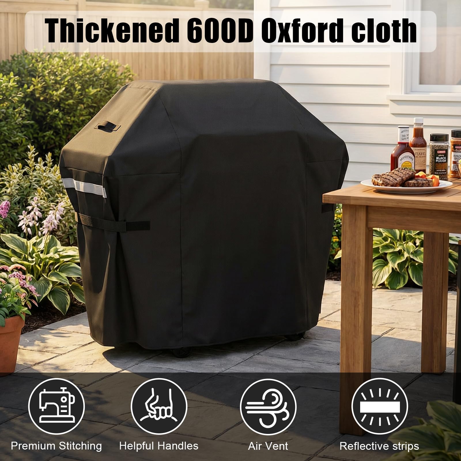 QuliMetal grill cover handles for easy installation