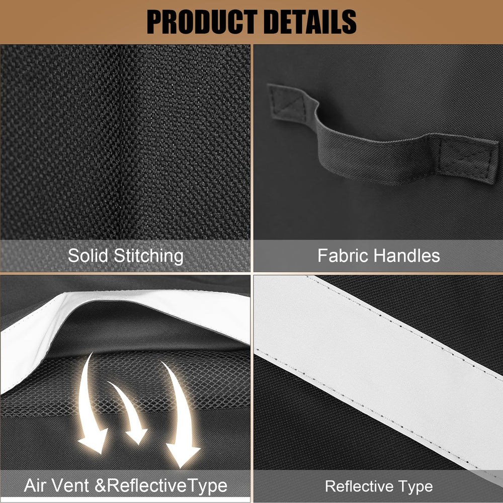 QuliMetal Grill Cover handles for easy lifting