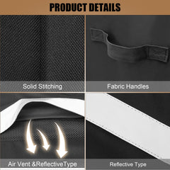 QuliMetal Grill Cover handles for easy lifting