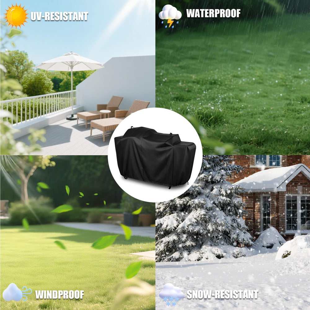 QuliMetal Grill Cover, packaged view