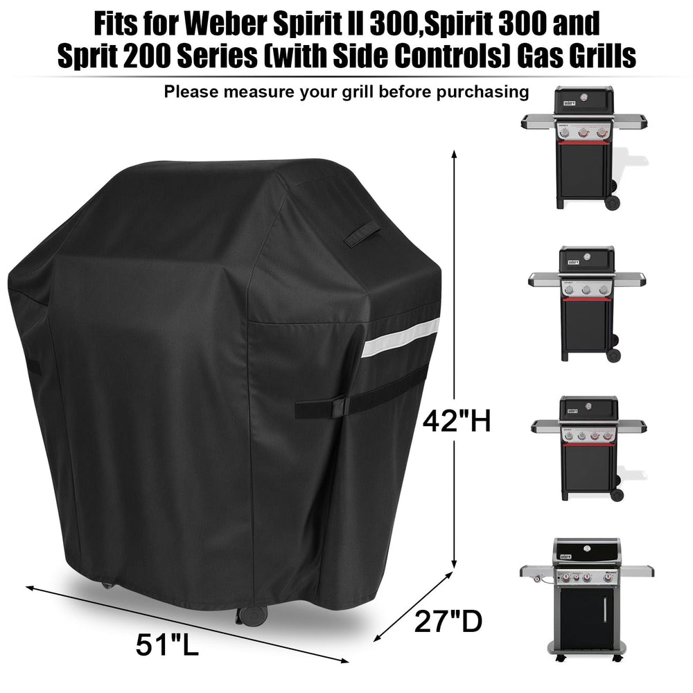 QuliMetal grill cover showing durable fabric material and stitching