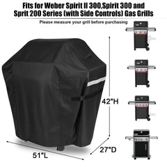 QuliMetal grill cover showing durable fabric material and stitching