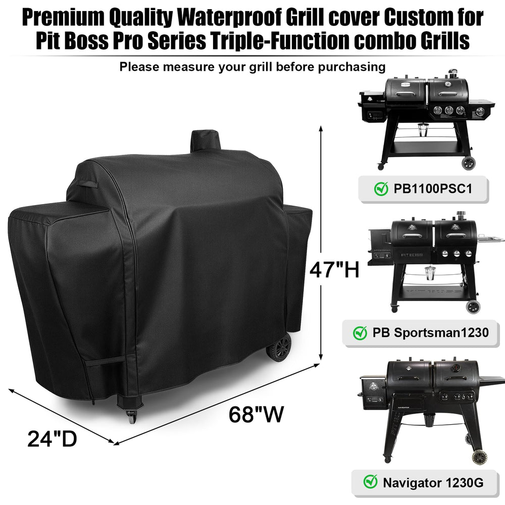 QuliMetal Grill Cover showing zipper closure detail